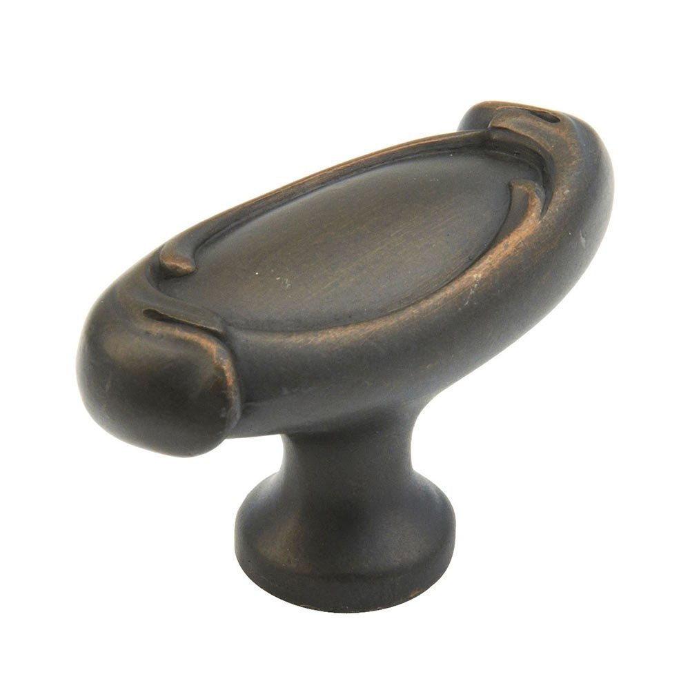 Schaub and Company 1 7/8" Oval Knob in Ancient Bronze
