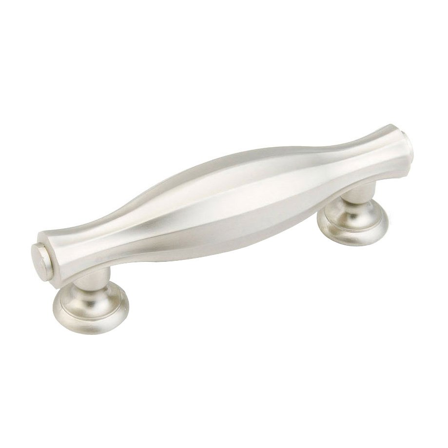 Schaub and Company 4" Centers Scalloped Pull in Satin Nickel