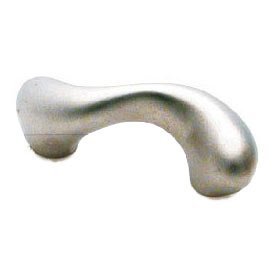 Topex 1 1/4" Centers Snake Pull in Matte Nickel