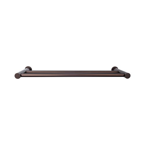 Top Knobs Hopewell Bath Towel Bar 30" Double in Oil Rubbed Bronze