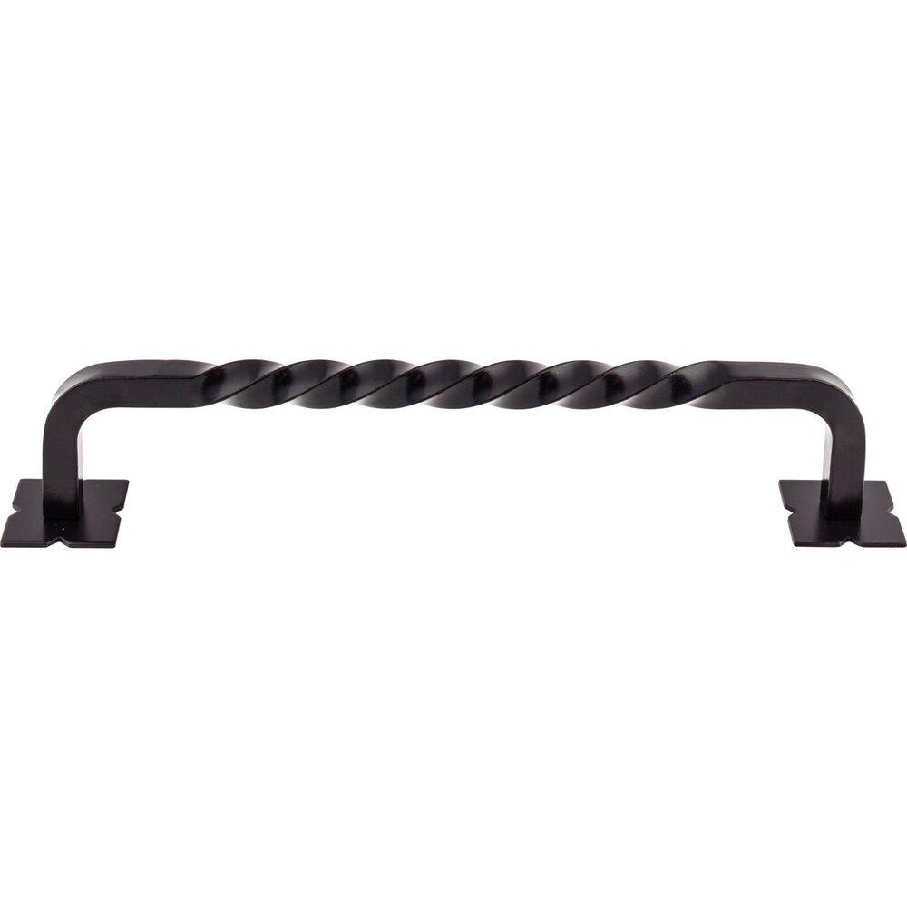 Top Knobs Twist 12" Centers Appliance Pull in Patine Black