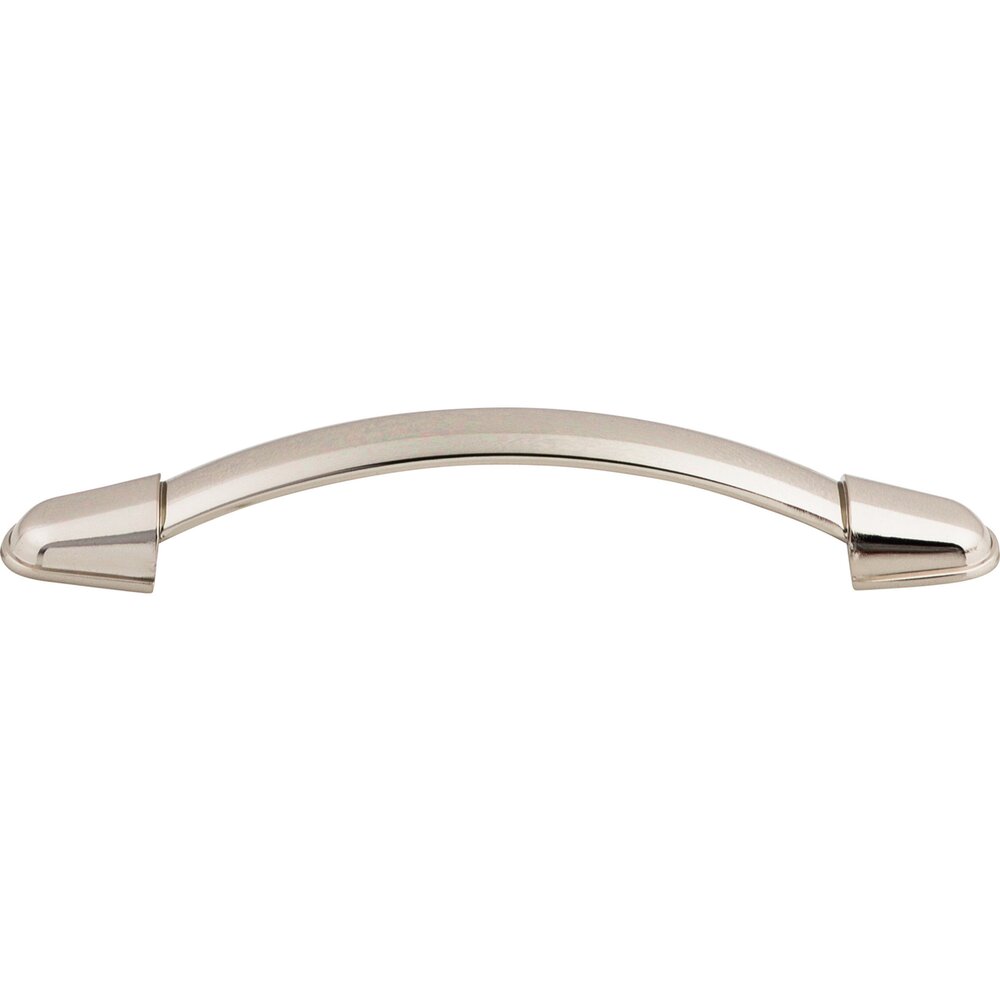 Top Knobs Buckle 5 1/16" Centers Arch Pull in Polished Nickel