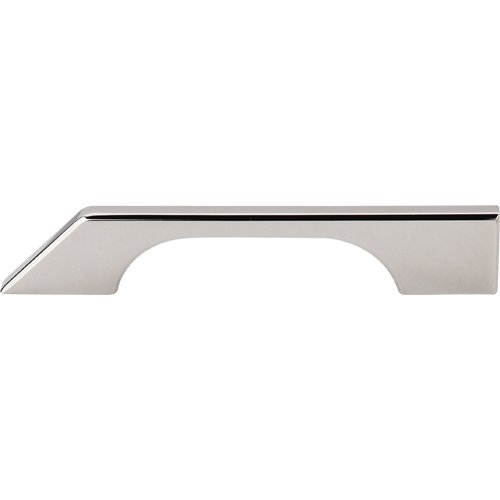Top Knobs 5" (128mm) Centers Tapered Bar Pull in Polished Nickel