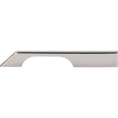 Top Knobs 7" (178mm) Centers Tapered Bar Pull in Polished Nickel