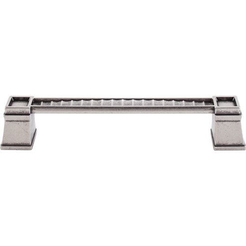 Top Knobs Great Wall - 6" Centers Pull in Pewter Antique
