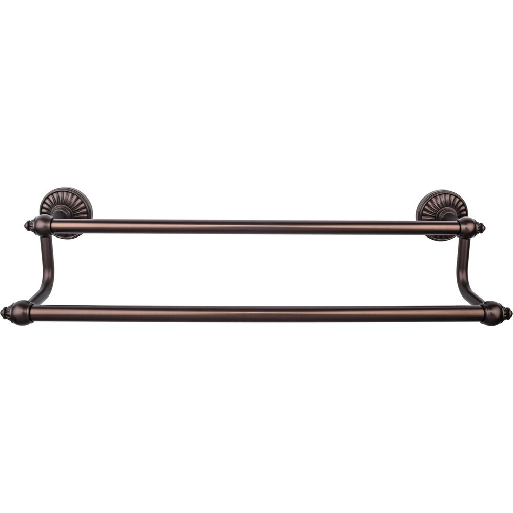Top Knobs Tuscany Bath Towel Bar 30" Double in Oil Rubbed Bronze