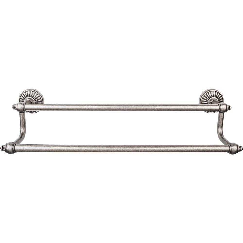 Top Knobs Tuscany Bath Towel Bar 30" Double in Pewter Antique