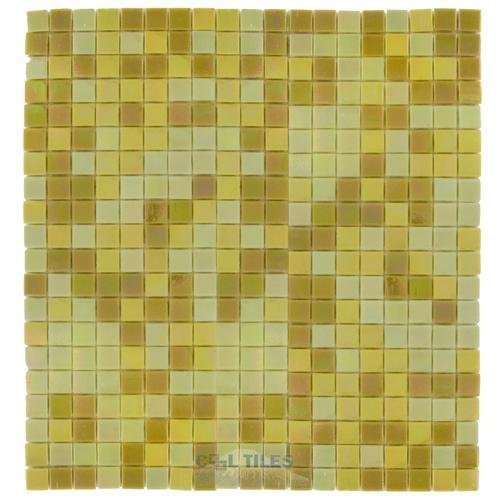Vicenza Mosaico Glass Tiles Film Faced Sheets in Abrusto