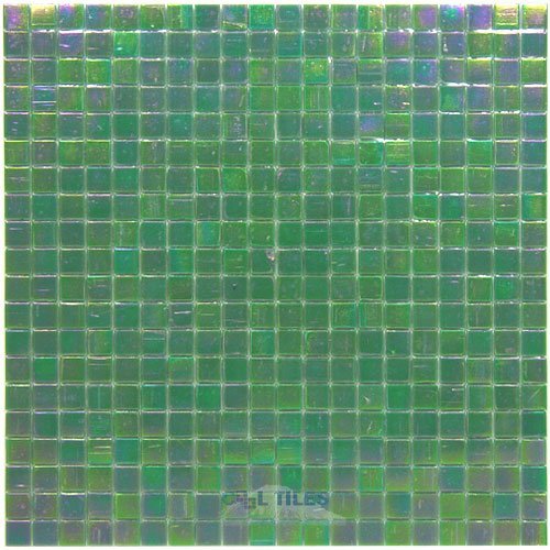 Vicenza Mosaico Glass Tiles 5/8" Glass Film-Faced Sheets in Seaferer