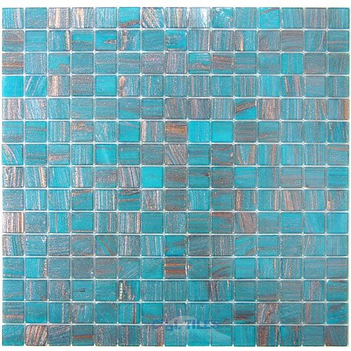 Vicenza Mosaico Glass Tiles 3/4" Glass Film-Faced Sheets in Nico