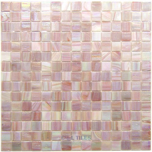 Vicenza Mosaico Glass Tiles 3/4" Glass Film-Faced Sheets in Pixie Dust