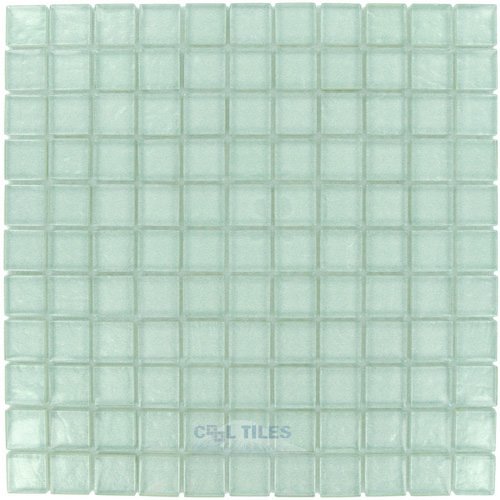 Illusion Glass Tile 7/8" x 7/8" Glass Mosaic Tile in Mint