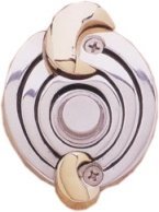 Vicenza Hardware Door Bells Collection Ariosto Design in Silver And Gold