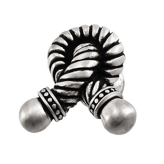 Vicenza Hardware Small Twisted Rope Knob in Antique Nickel