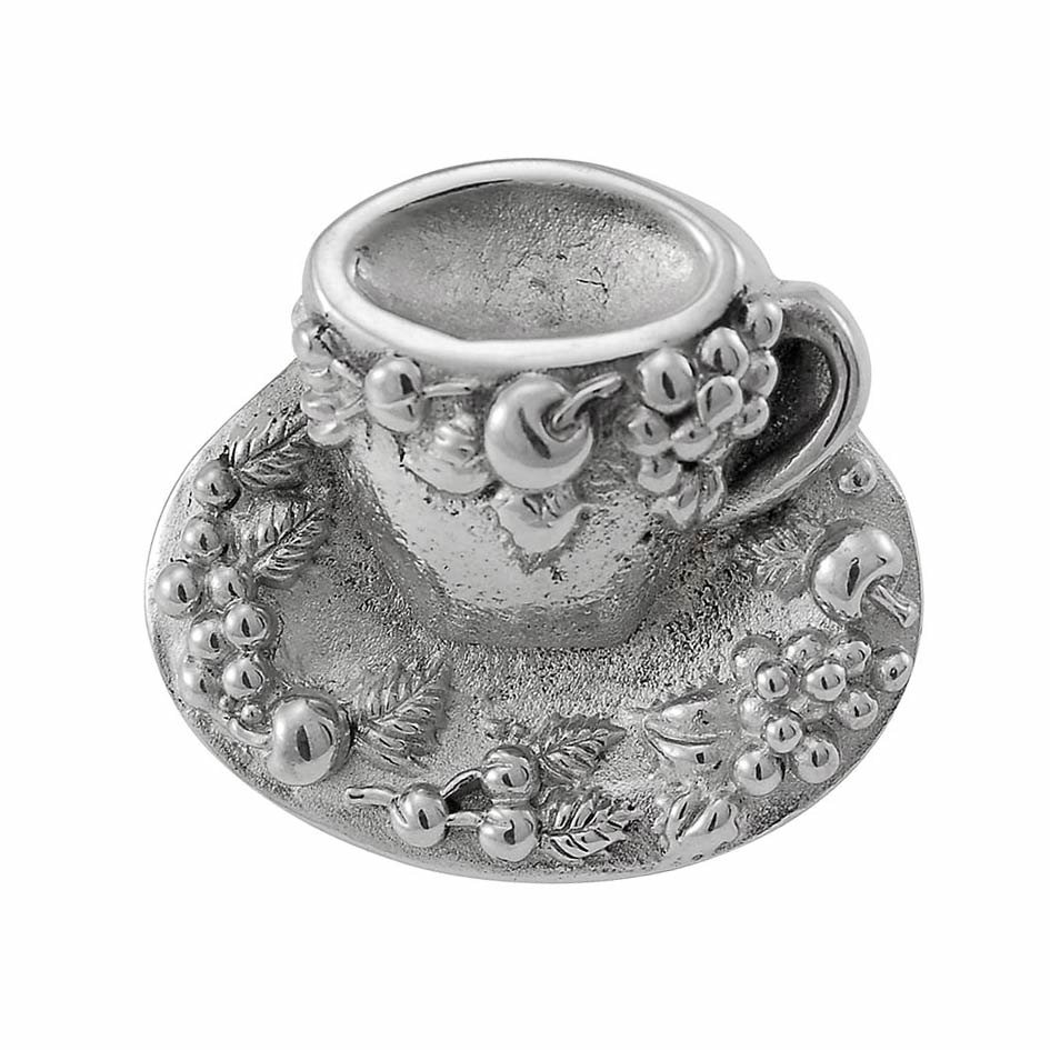 Vicenza Hardware Nature - Teacup Tazza Knob in Polished Nickel