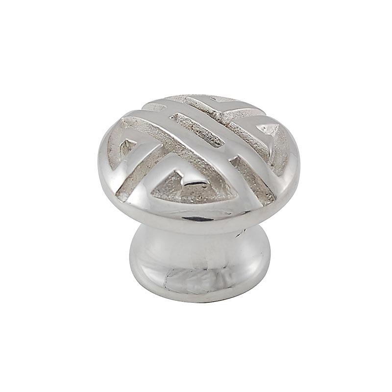 Vicenza Hardware Small Oriental Knob 15/16" in Polished Nickel