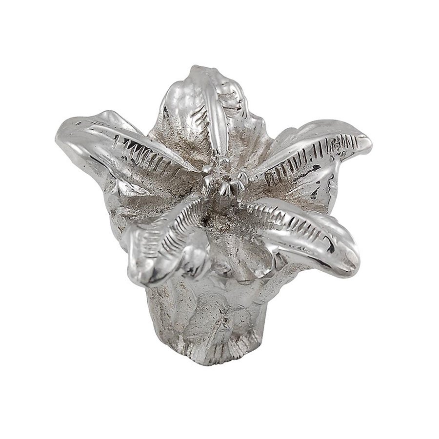Vicenza Hardware 1 1/2" Lily Knob in Polished Silver