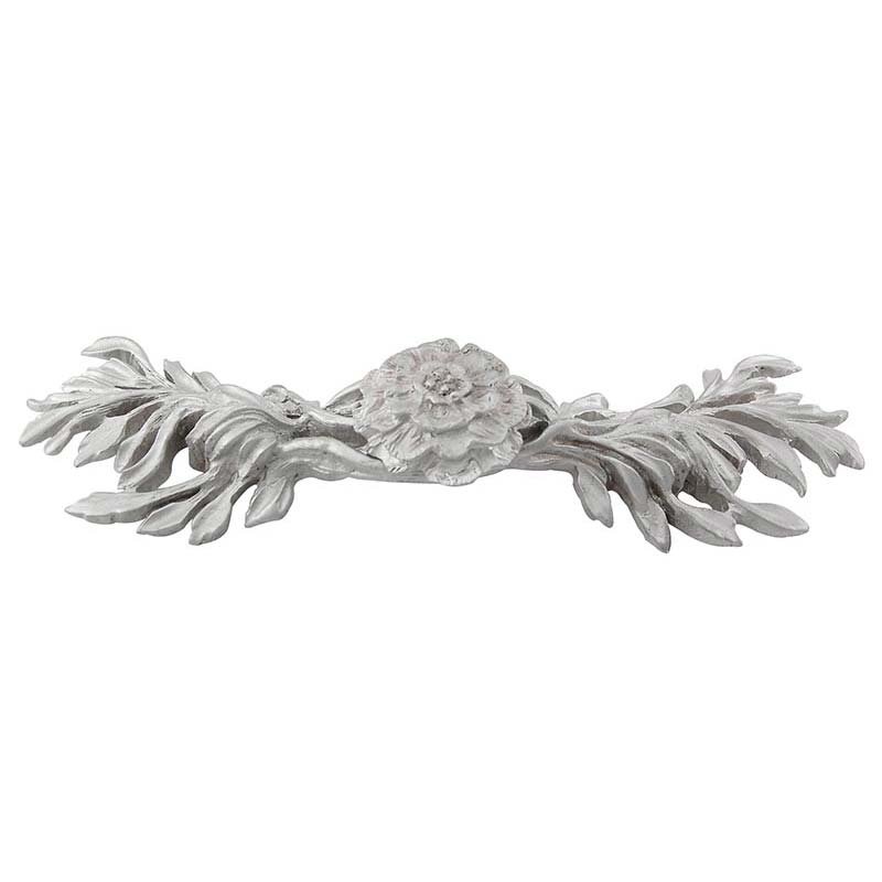 Vicenza Hardware 3" Centers Carnation Pull in Satin Nickel