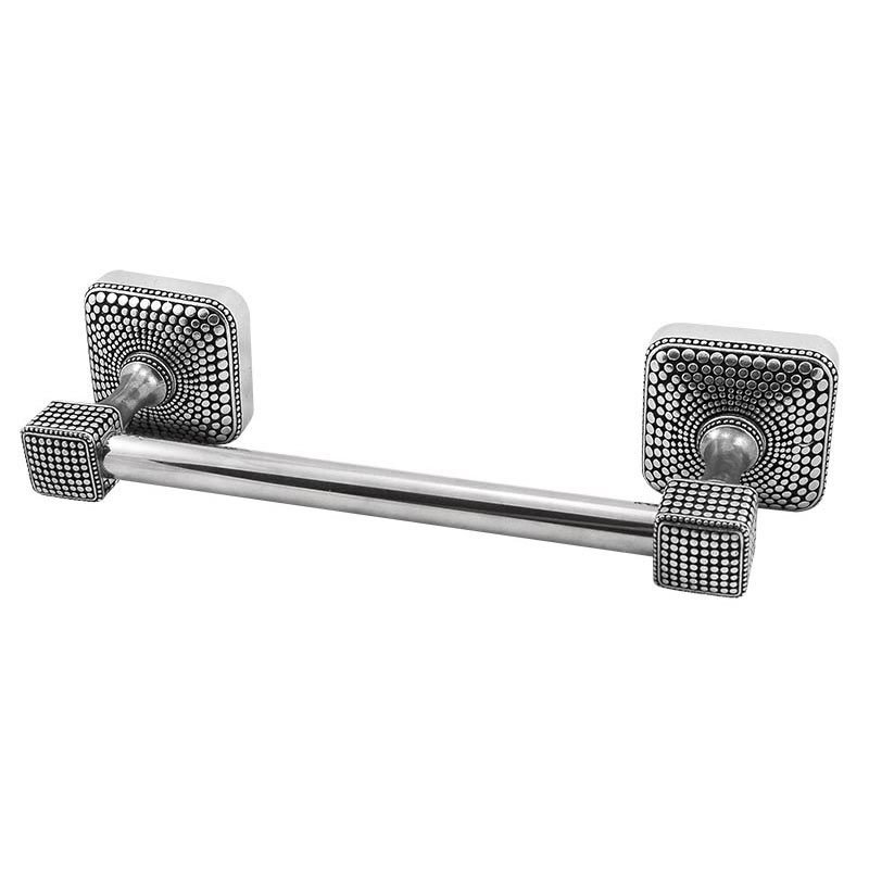 Vicenza Hardware 18" Towel Bar in Antique Silver