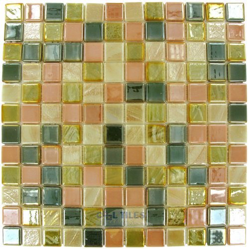 Vidrepur Recycled Glass Tile Mesh Backed Sheet in Meadow