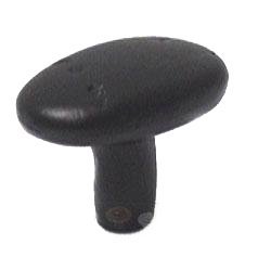 Wild Western Hardware Oval Knob in Tumbled Oil Rubbed Bronze