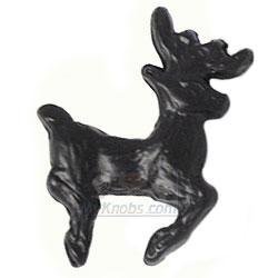 Wild Western Hardware Deer Knob in Tumbled Oil Rubbed Bronze