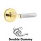 Emtek Hardware - Select Levers - Disk Rose With L-Square Stem And White Marble Lever