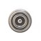 Richelieu Hardware - Classic Expression - Solid Brass 1 1/4" Diameter Flattened Knob with Concentric Circles in Pewter
