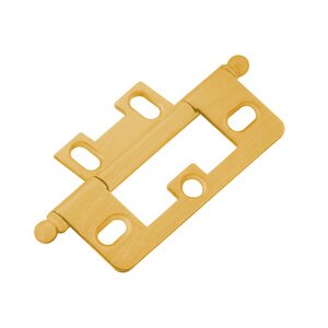 Classic Brass Non-Mortise Hinge in Burnished Brass