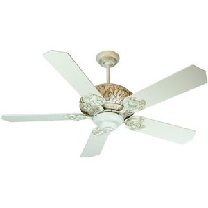 Craftmade K10727 Ophelia 52" Ceiling Fan Kit In Antique White Distressed 