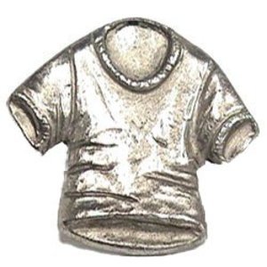 Emenee T-Shirt Knob in Antique Matte Brass