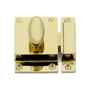 Cabinet Latch with Brass Finish 
