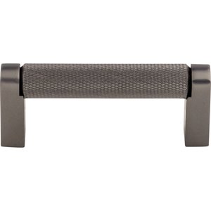 Top Knobs 3" Centers Amwell Bar Pull in Ash Gray