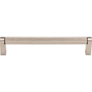 Top Knobs 6 1/4" Centers Amwell Bar Pull in Brushed Satin Nickel