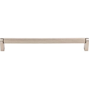 Top Knobs 8 13/16" Centers Amwell Bar Pull in Brushed Satin Nickel