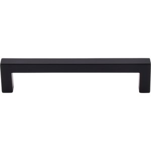 Top Knobs 5" Centers Square Bar Pull in Flat Black
