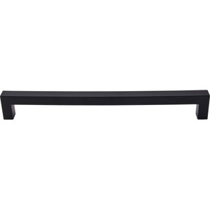 Top Knobs 12" (305mm) Centers Square Appliance Pull in Flat Black