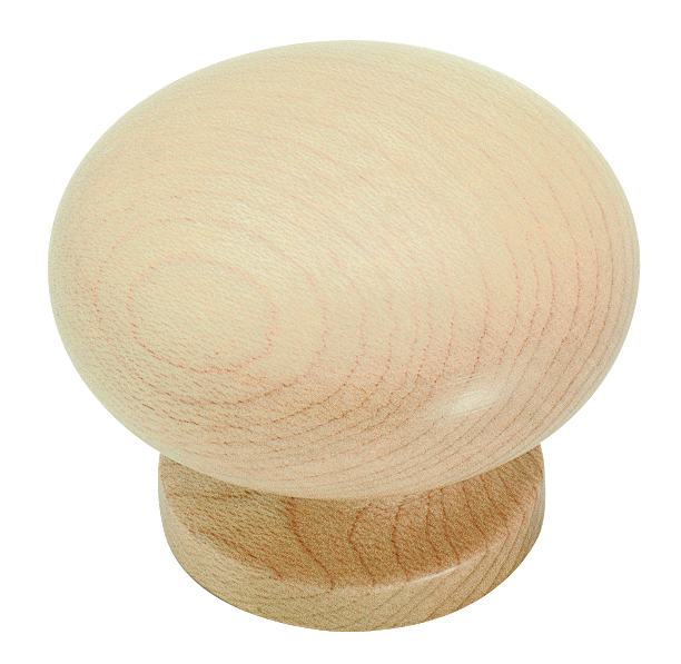 Amerock Natural Stained Maple Knob 1 1/2"