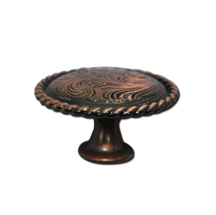 Abstract Designs 1 1/4" Knob in Oil Rubbed Copper