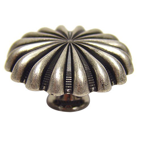 Abstract Designs 1 3/4" Knob in Old Silver