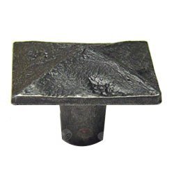 Abstract Designs Pyramid Knob in Antique Pewter