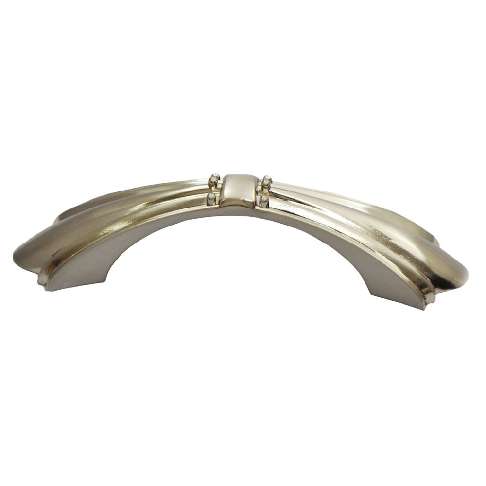 Abstract Designs Pull in Satin Nickel