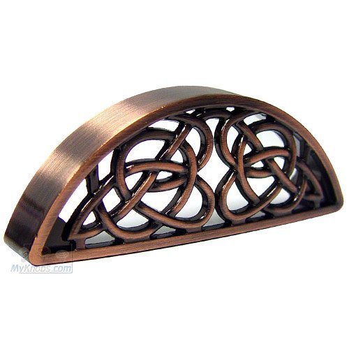 Abstract Designs Cup Pull in Oil Rubbed Copper