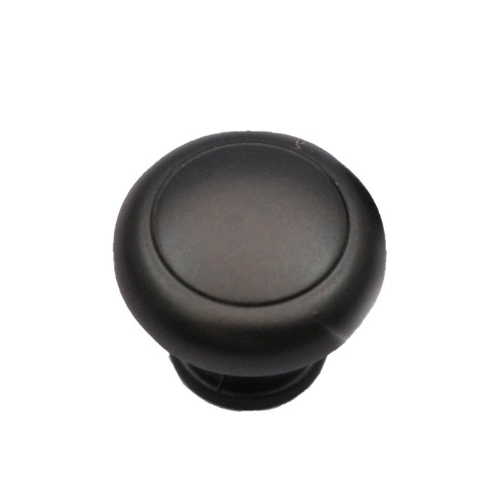 Abstract Designs Round Knob in Oil Rubbed Bronze