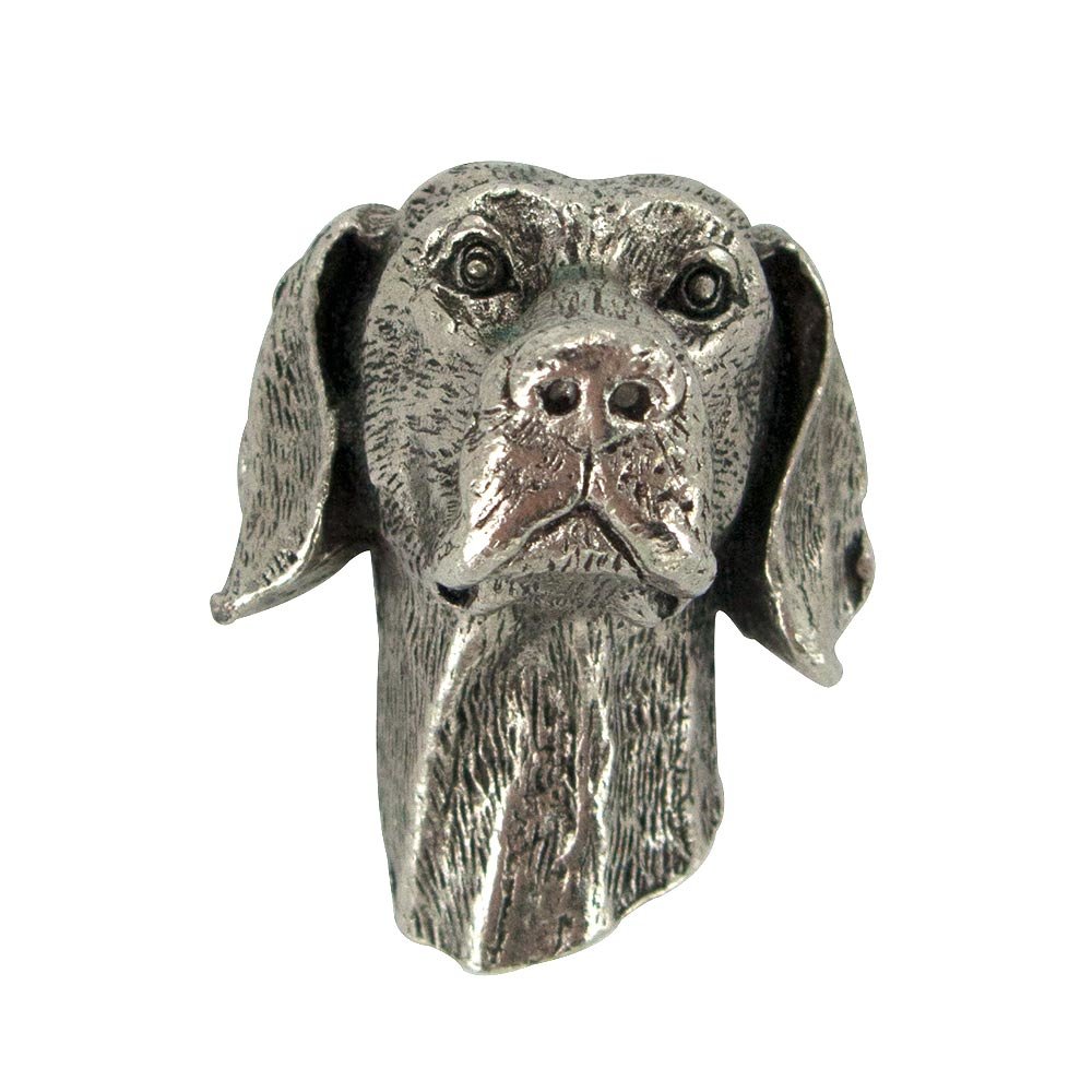 Abstract Designs Beagle Knob in Pewter