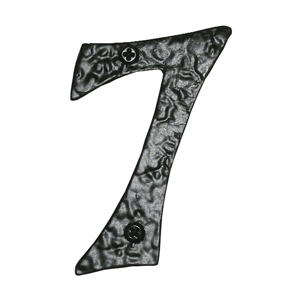 Acorn MFG 4" House Number #7 in Black