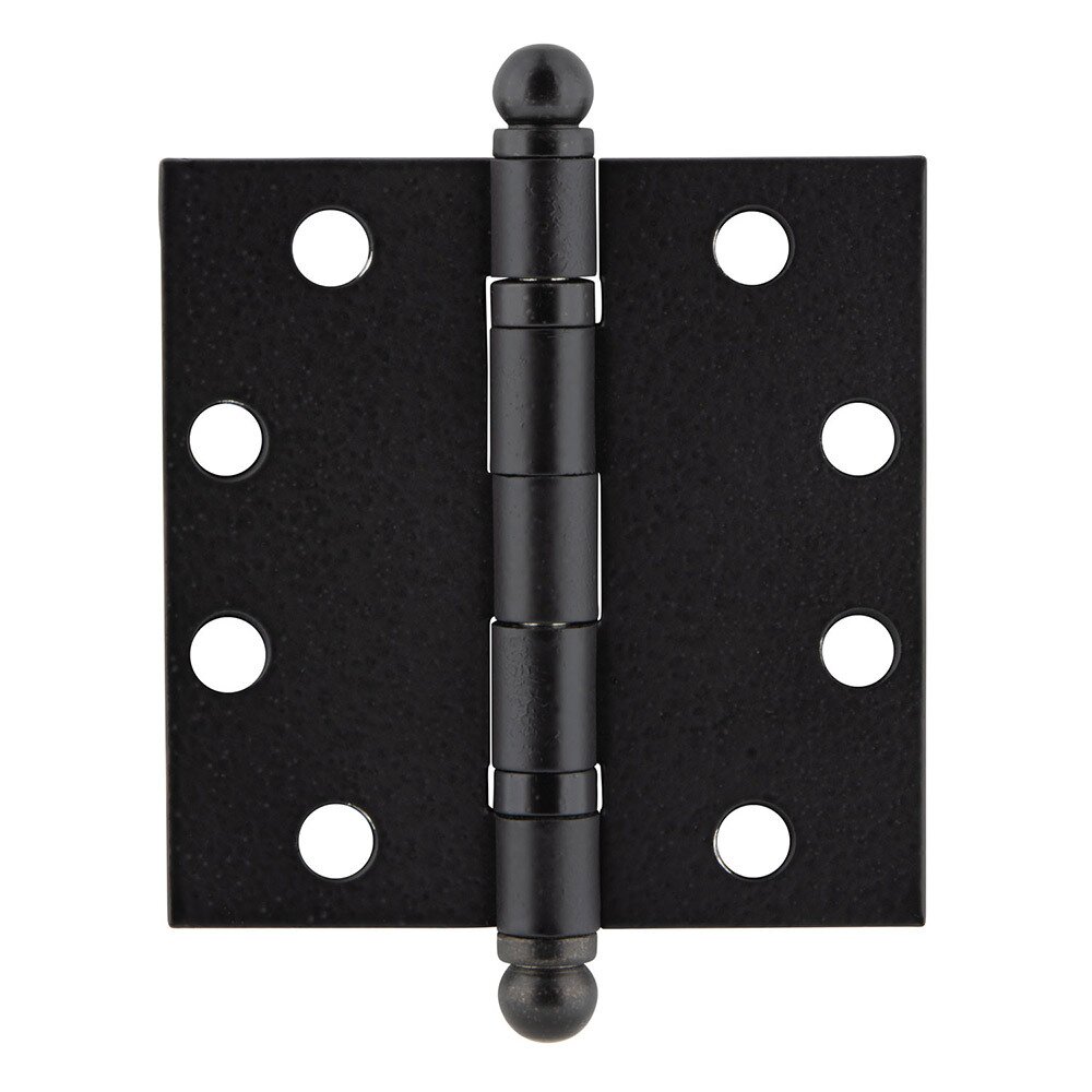 Ageless Iron 4 1/2" Heavy Duty Ball Tip Hinge with Square Corners (Sold Individually)