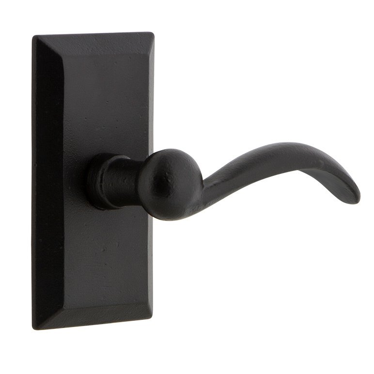 Ageless Iron Passage Vale Plate with Right Handed Tine Lever in Black Iron