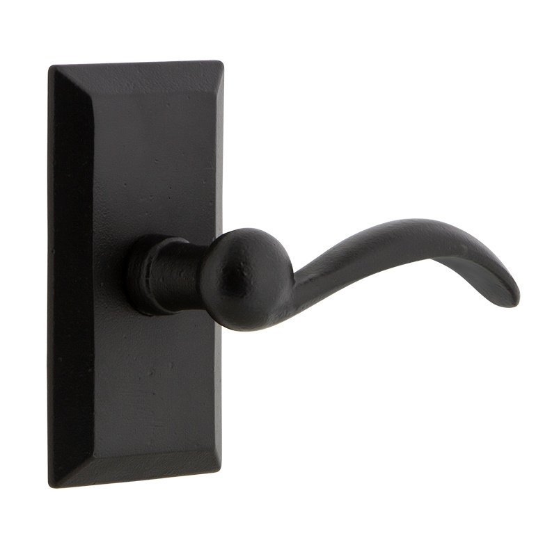 Ageless Iron Passage Vale Plate with Right Handed Tine Lever in Black Iron