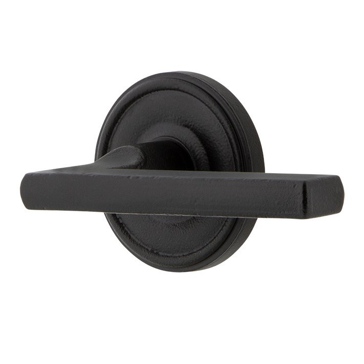 Ageless Iron Double Dummy Loch Rosette with Dirk Lever in Black Iron